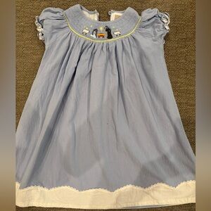 Lil Cactus Smocked Nativity Dress - Size 5Y